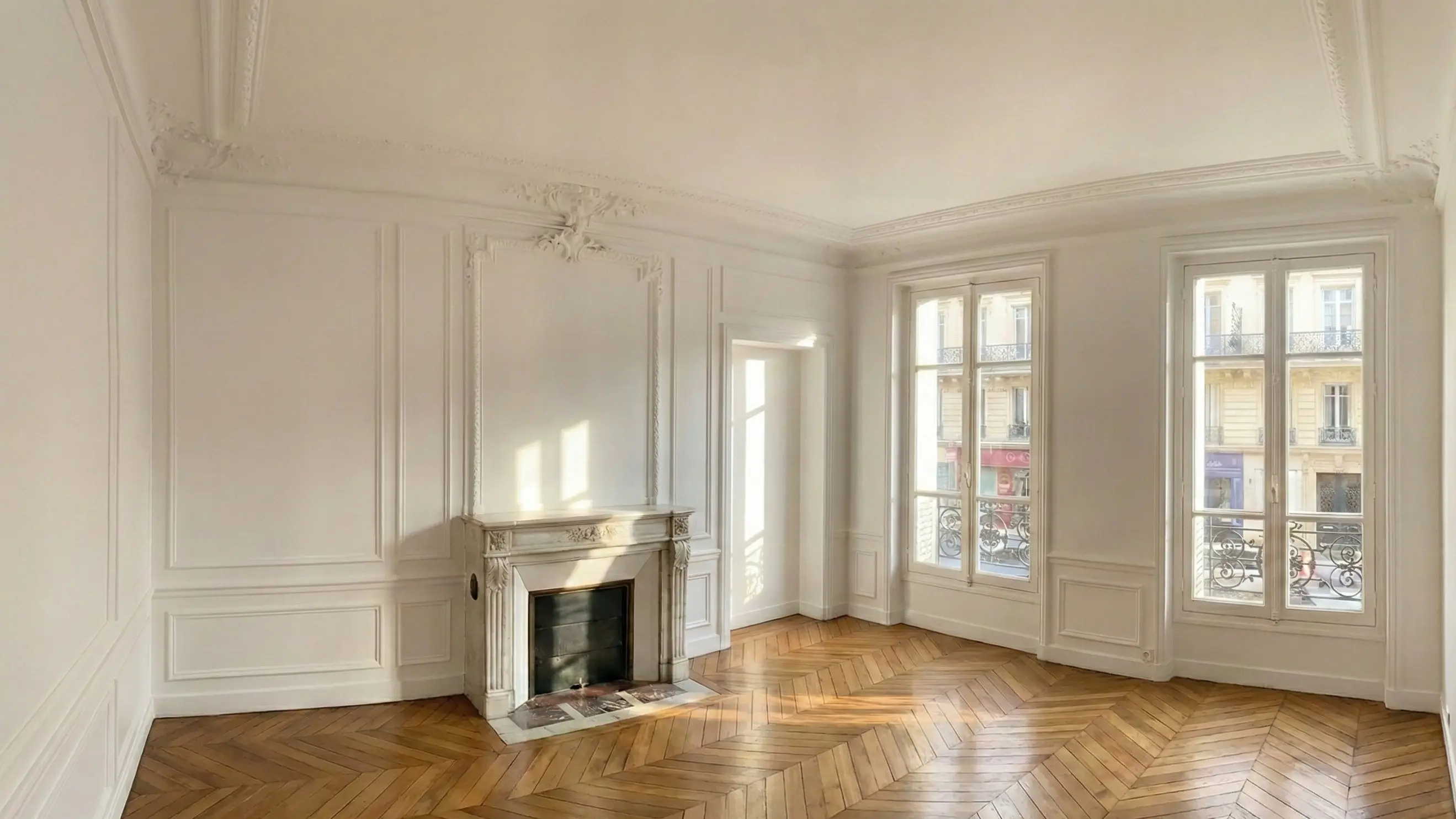 Rénovation appartement Paris 19e - Après travaux de peinture par La Francilienne de Peinture